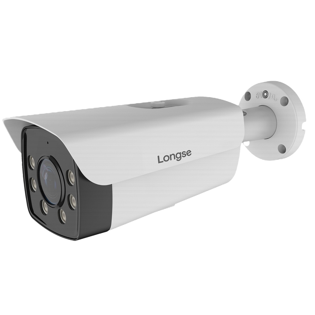 CAMARA ANALOGA BALA 5MPX IR 60MTS AUDIO TVI METAL-PLASTICO IP67 LONGSE
