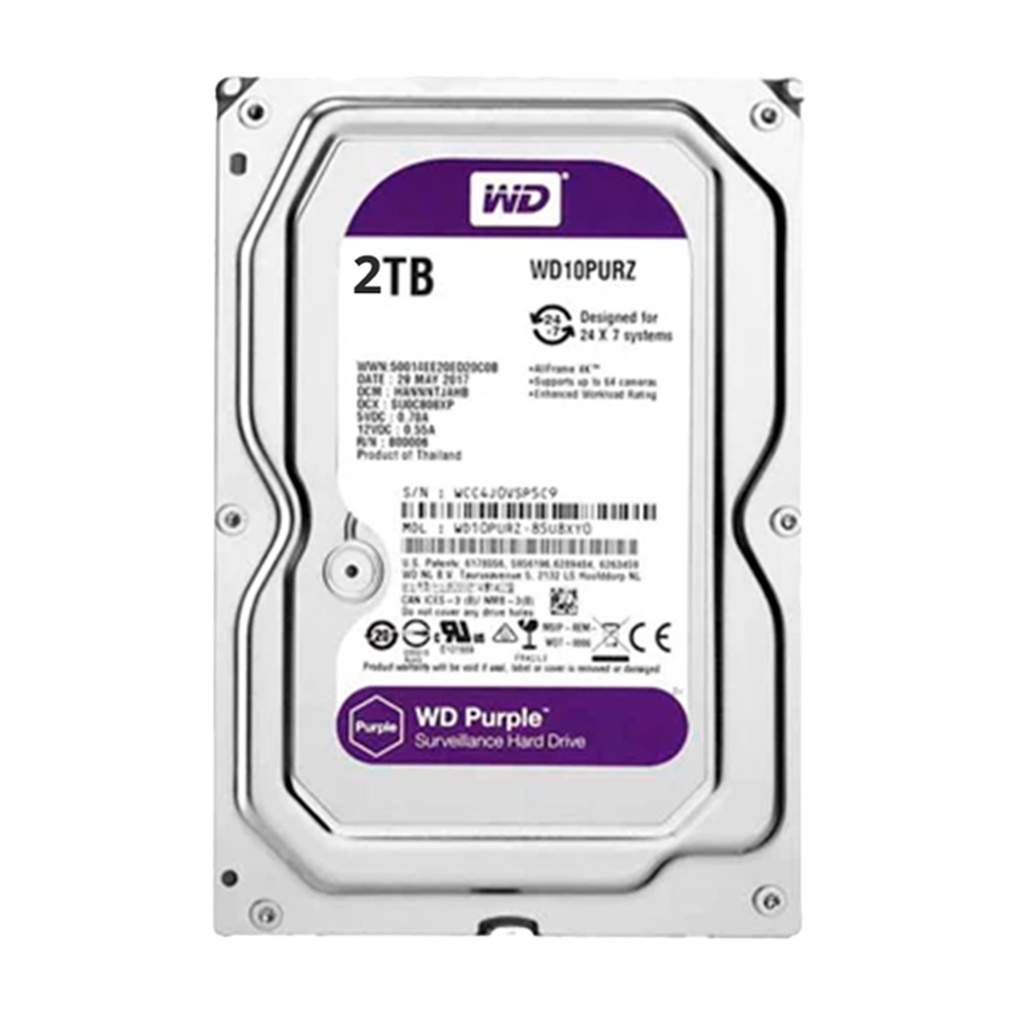 DISCO DURO 2TB WD MORADO