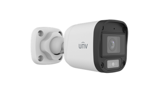 [UAC-B112-AF28-DL] CAMARA ANALOGA BALA 2MPX DUAL LIGTH 20MTS AUDIO TVI-CVI PLASTICO IP67 UNV