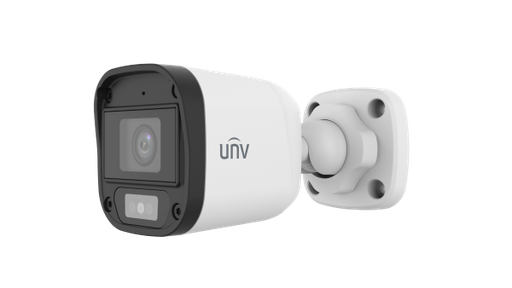 [UAC-B115-AF28-DL] CAMARA ANALOGA BALA 5MPX DUAL LIGTH 20MTS AUDIO TVI-CVI PLASTICO IP67 UNV
