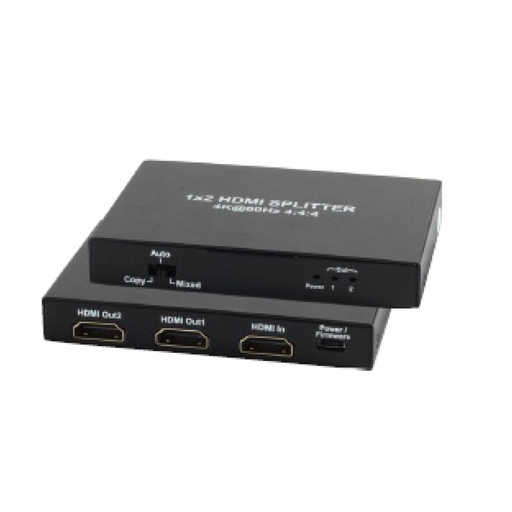 [HDMI1A4] HDMI SPLITTER 1 ENTRADA 4 SALIDAS 4K CK
