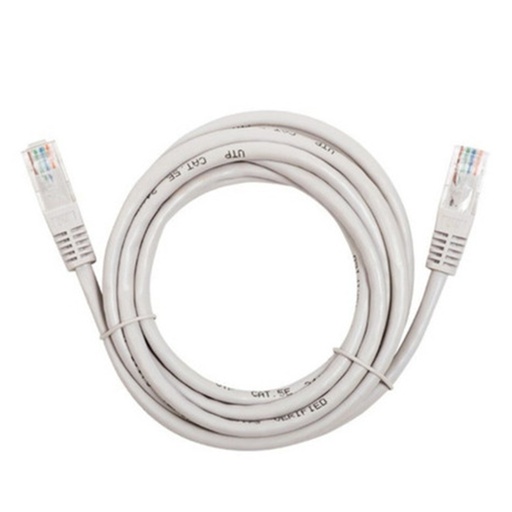 [PTC5E3M] PATCH CORD UTP CAT5E 3MTS BLANCO